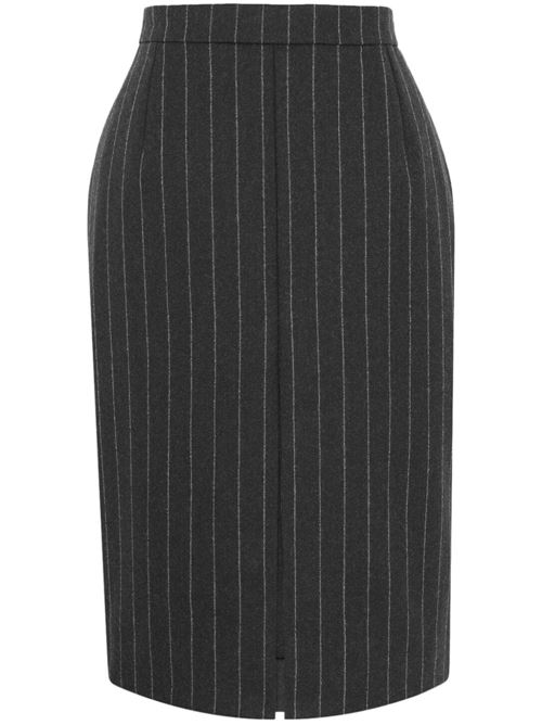 Pinstripe wool skirt SAINT LAURENT | 762647Y815V1161